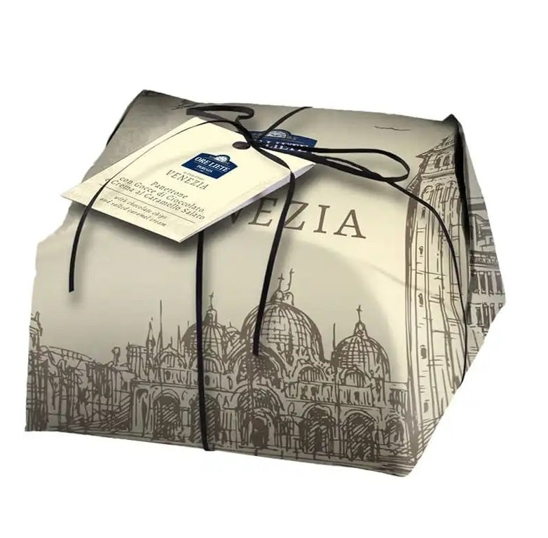 Panettone pyragas su pien. šokolado gab. ir sūrios karamelės kremu 0,75kg
