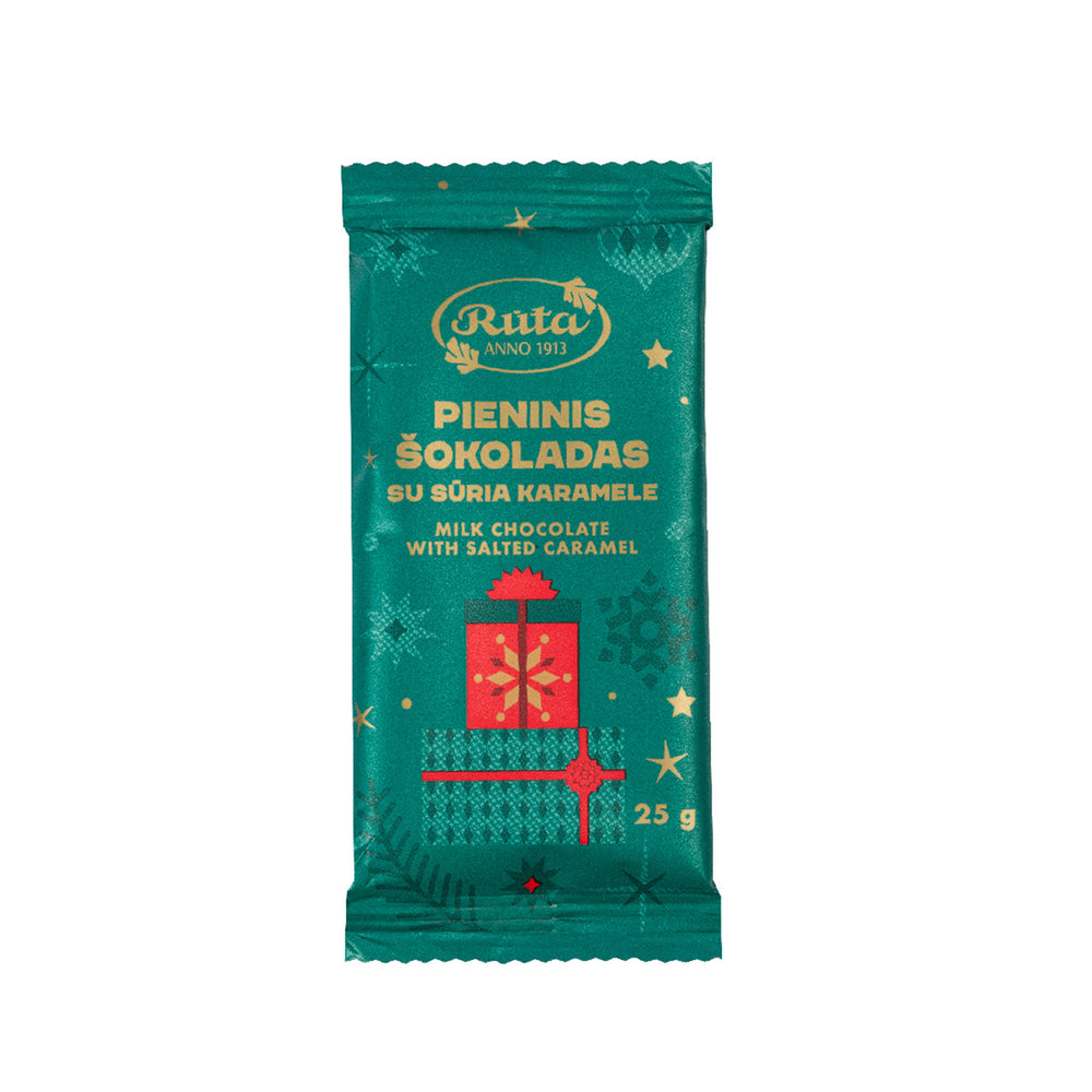 Pieninis šokoladas su sūria karamele, 25 g