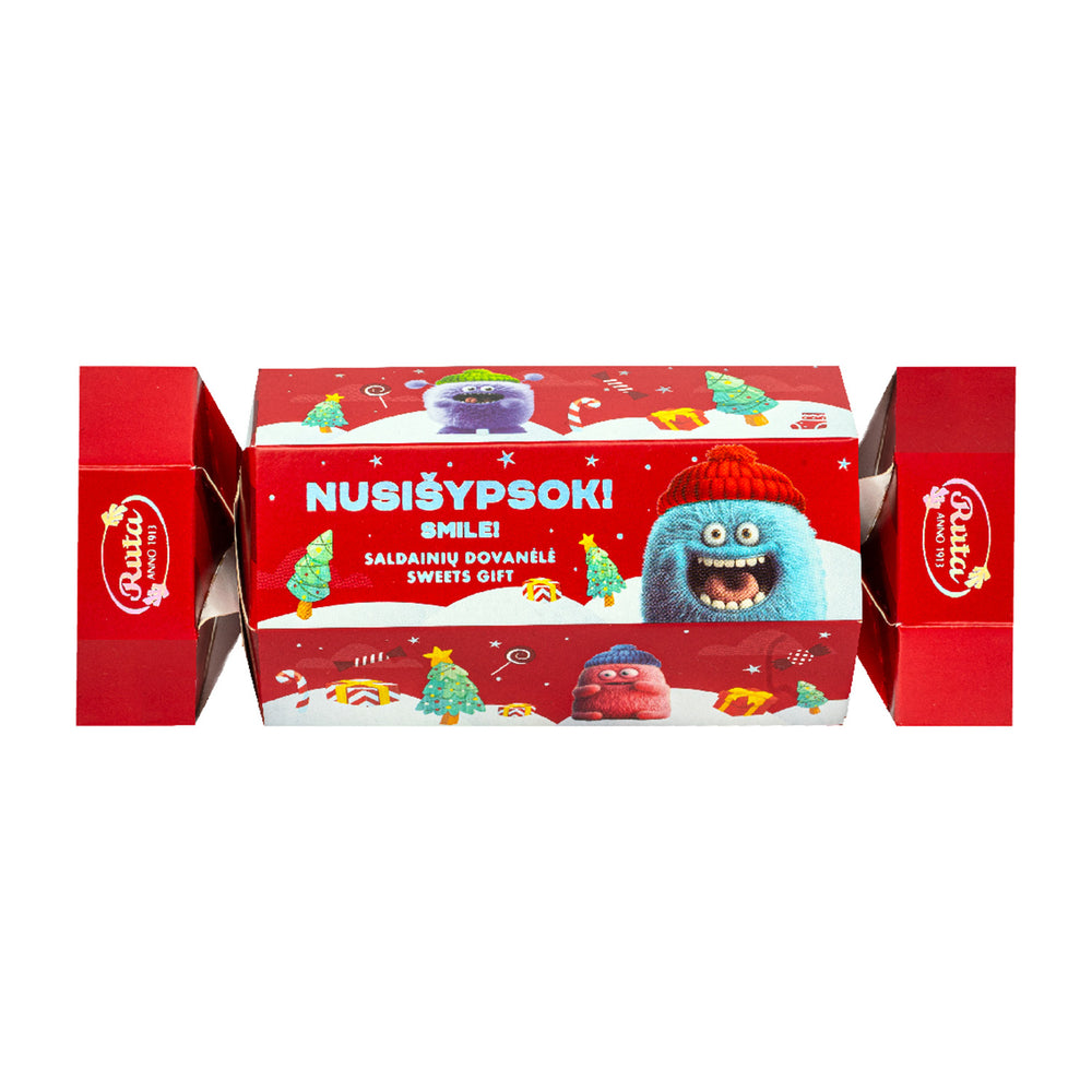 Saldainių dovanėlė „Nusišypsok!“, 90 g