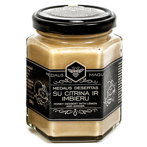 Medaus desertas su citrina ir imbieru, 250 g