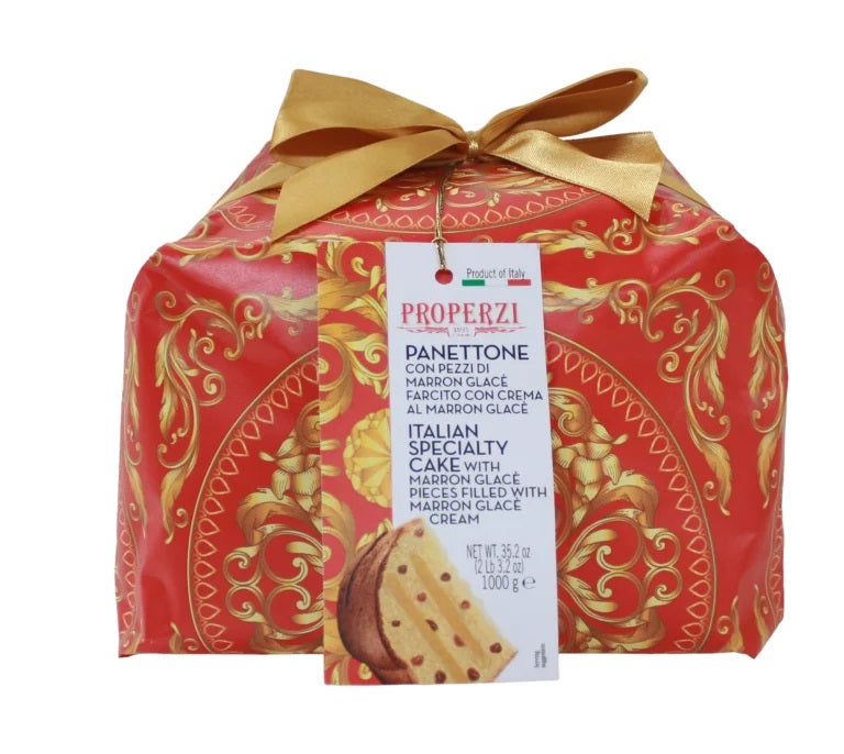 Panettone pyragas su kaštainiais