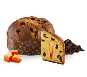 
                  
                    Itališkas Panettone pyragas su sūdyta karamele ir šokoladu, 750g
                  
                