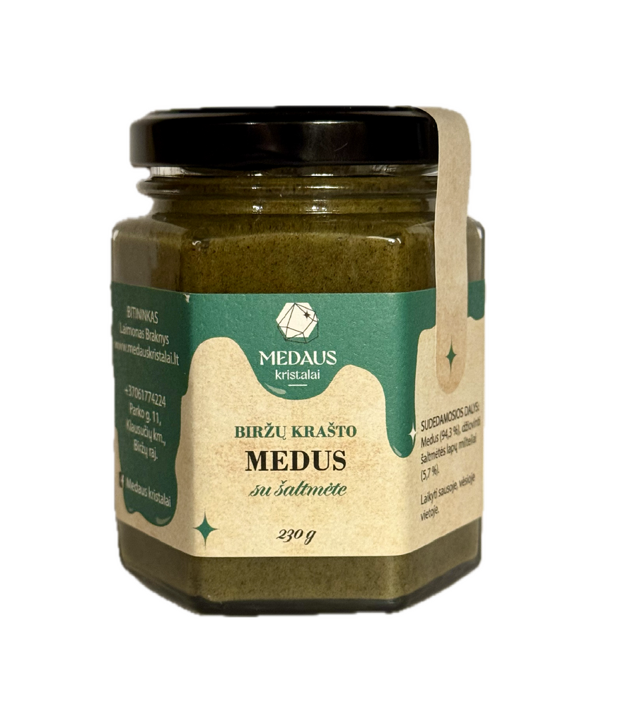 Medus su šaltmėte, 230g