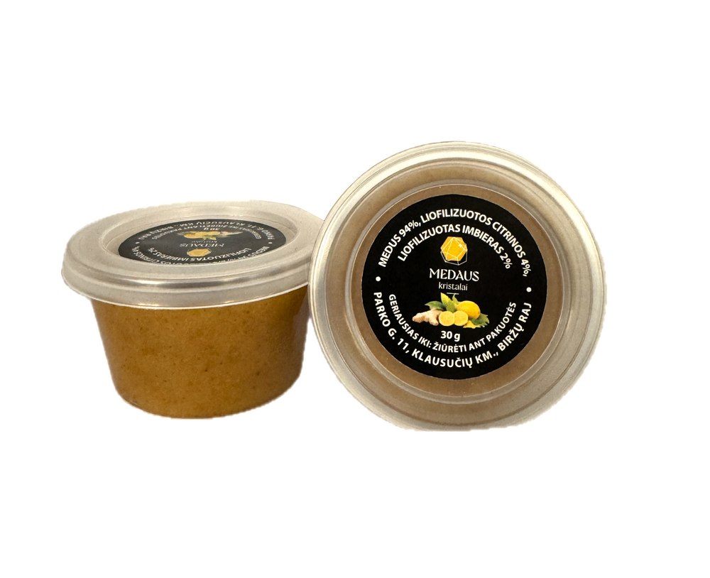 Medus su citrina ir imbieru, 30g