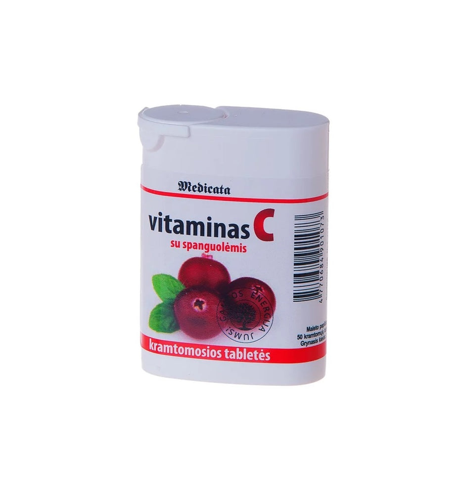Vitaminas C su spanguolėmis, 30 g