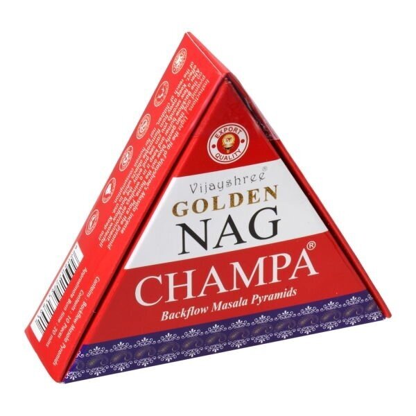 Golden Nag Champa kvapo backflow smilkalai.