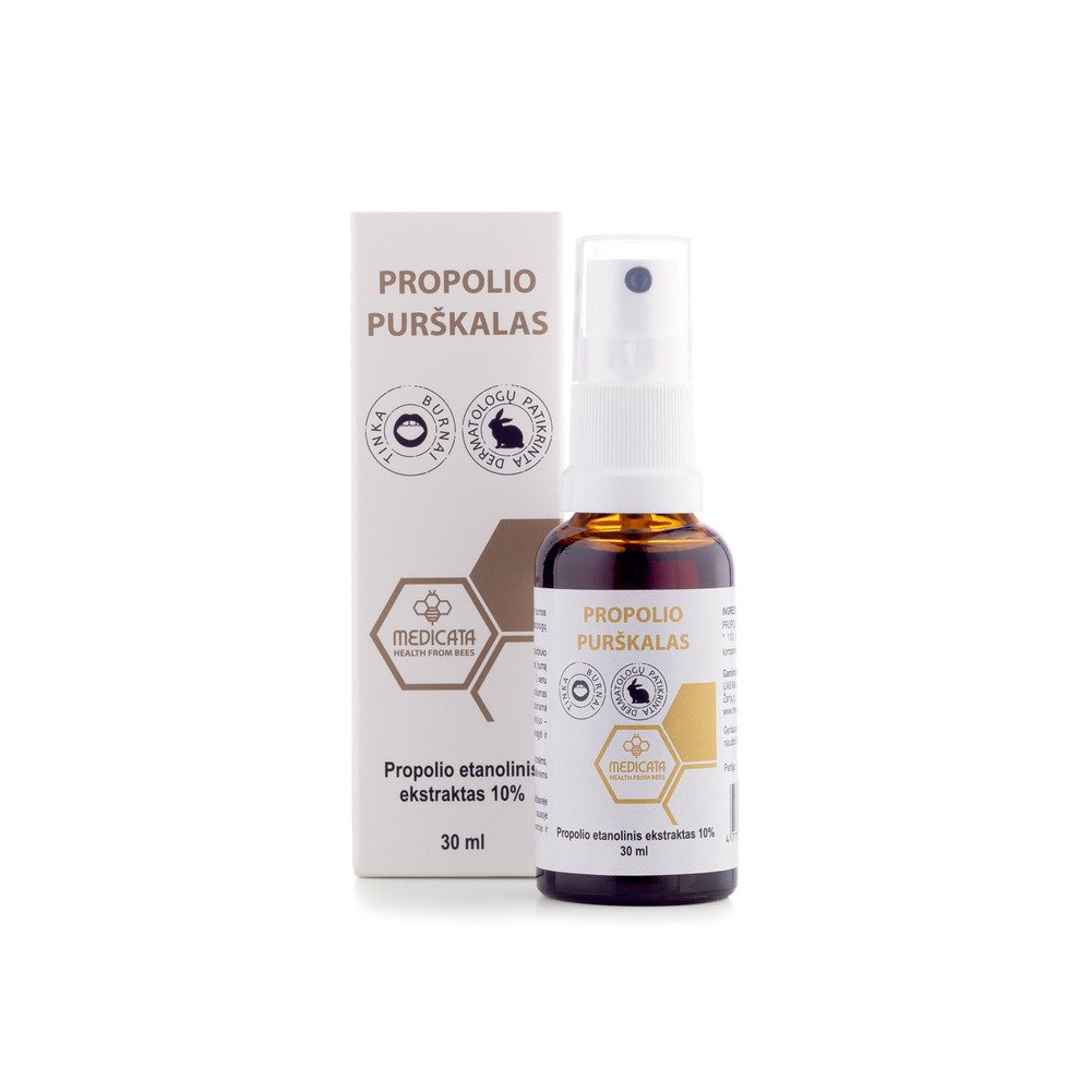 Propolio purškalas burnos ir odos priežiūrai, 30 ml
