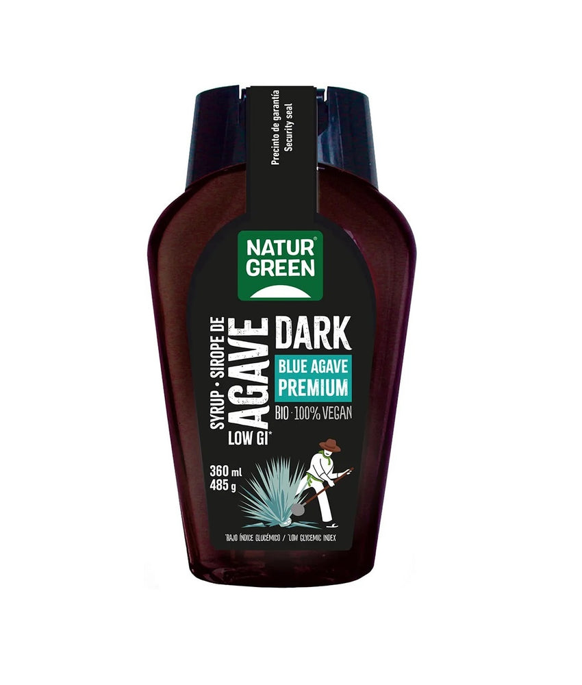 Tamsus agavų sirupas, ekologiškas 360ml