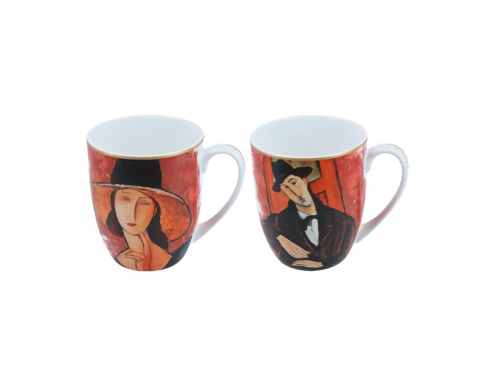 
                  
                    Dviejų puodelių rinkinys "A. Modiljano Moteris su kepure ir M. Varvogli"
                  
                