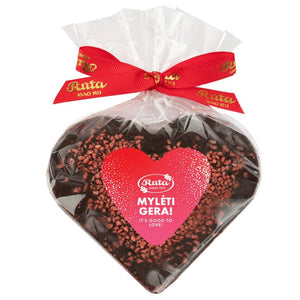 
                  
                    Juodasis šokoladas (75 %) su braškėmis „Mylėti gera!“, 100 g
                  
                
