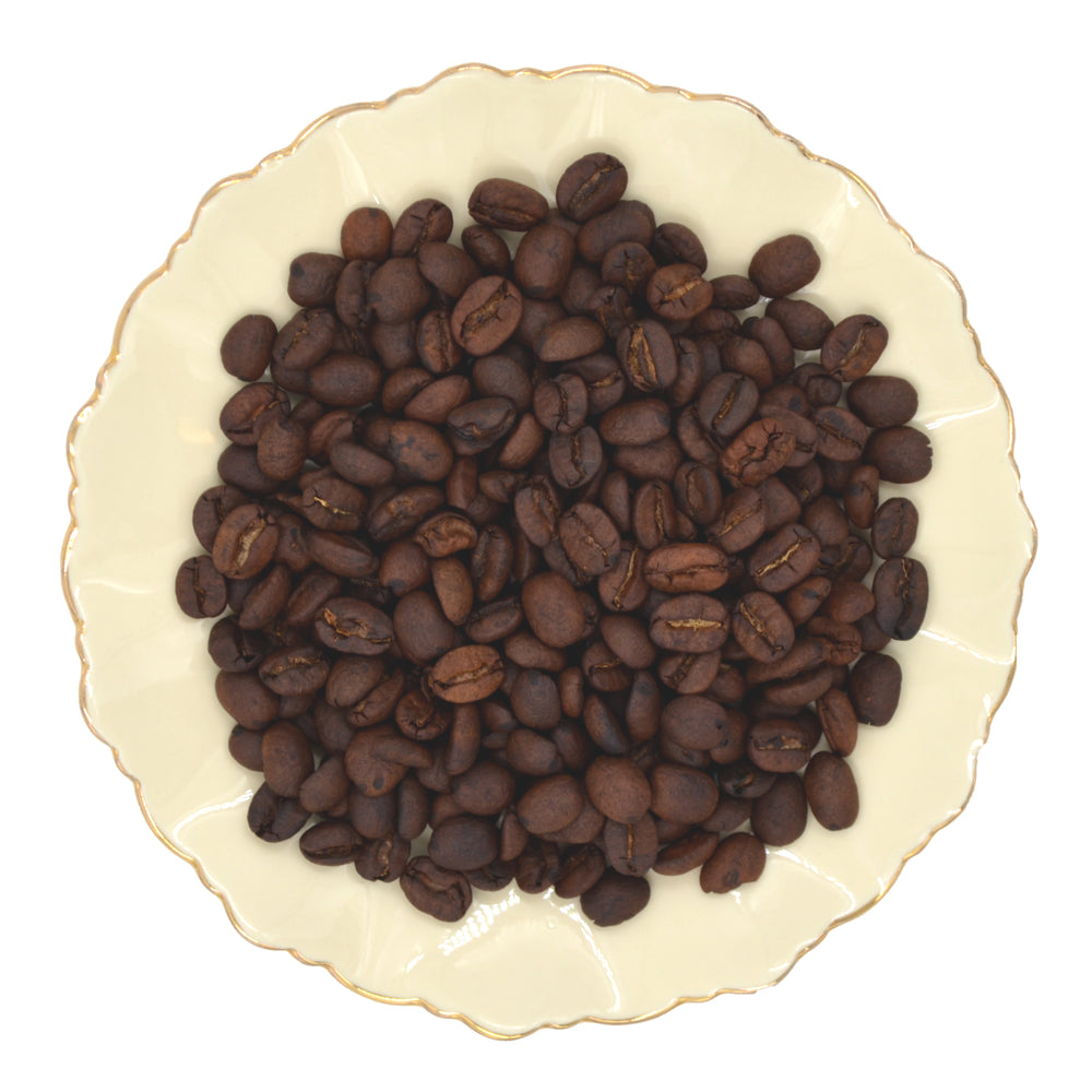 Makadamijos riešutų skonio kavos pupelės
